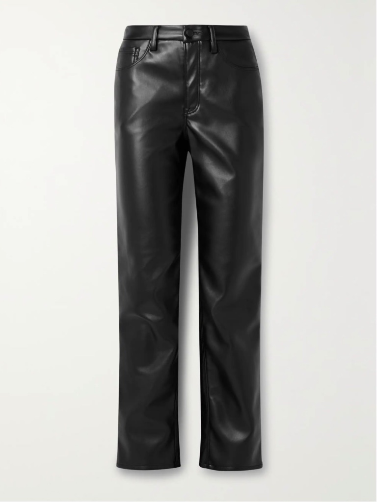 Good American Good Icon Faux Leather Pants